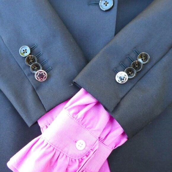 Suitsupply Cameron Women Navy Blazer Pure WooL Single Button Center Vent 42 - Picture 4 of 9